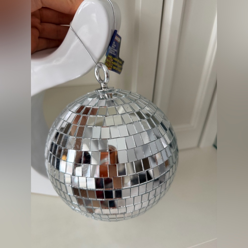 Mirror Disco Ball Silver Party Decor Decorative BRAND NEW